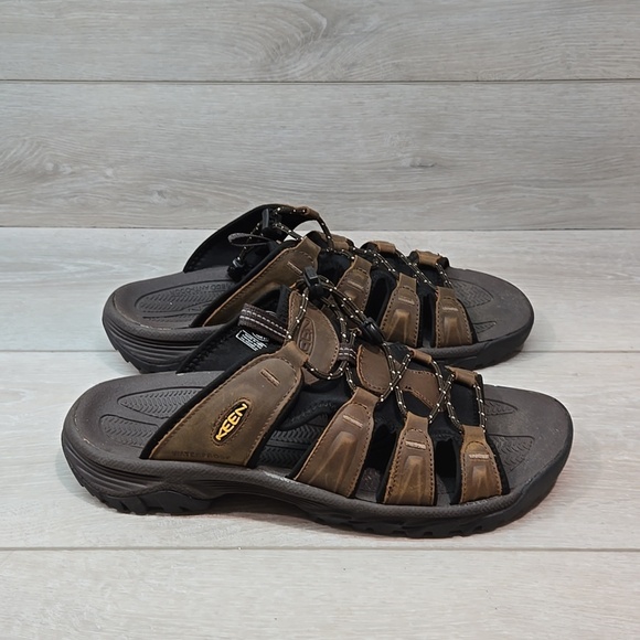 Keen Mens Leather Sandals shoes sz 9.5 main image 5